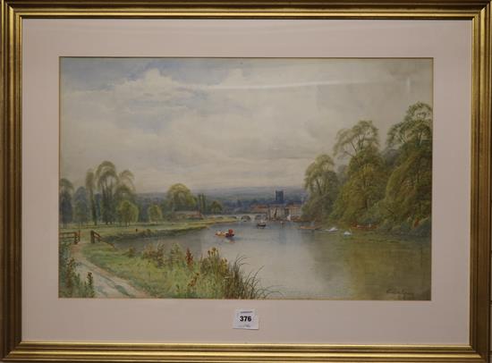 Stanley-Green, Boating on the Thames 48 x 74cm